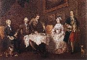 HOGARTH, William The Strode Family w USA oil painting reproduction